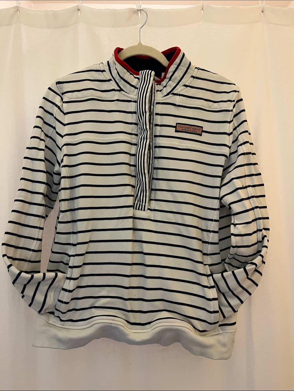 Vineyard Vines Women’s Shep Shirt 3/4 Zip Size Large